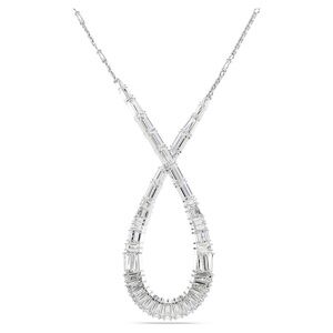 Swarovski Hyperbola Pendant | Elegant Silver Necklace with Crystal Accen…